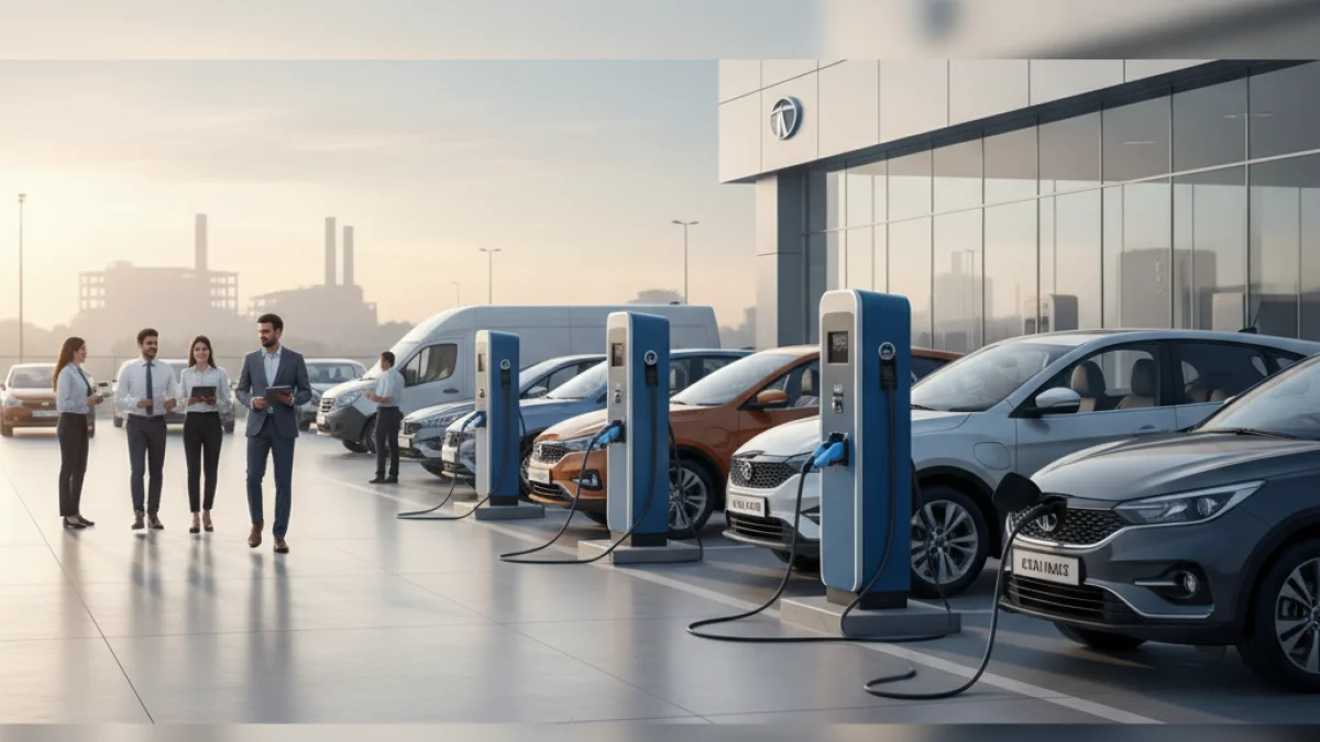 Tata EV Charging Station for Electric Vehicle Dealerships | Install & Partner Today